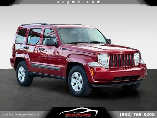 Burgundy 2012 Jeep Liberty Sport