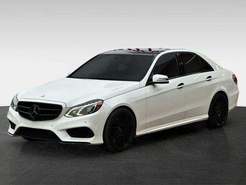 White 2014 Mercedes-Benz E-Class E 550 4MATIC