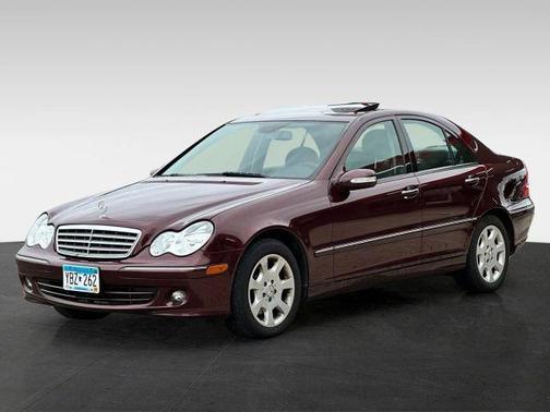 Burgundy 2006 Mercedes-Benz C-Class