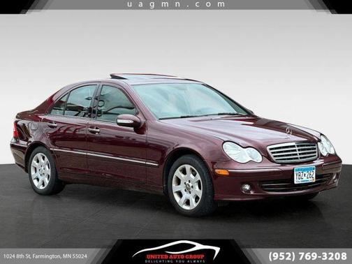 Burgundy 2006 Mercedes-Benz C-Class