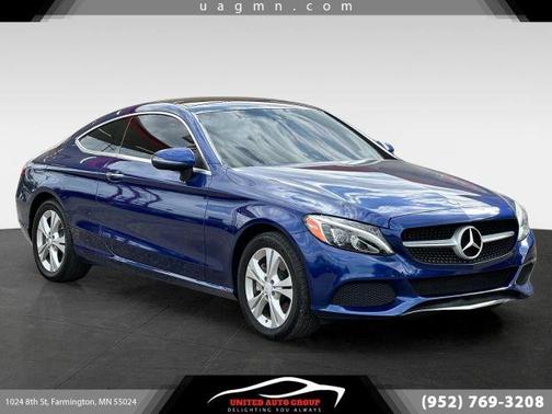 Blue 2017 Mercedes-Benz C-Class C 300 4MATIC