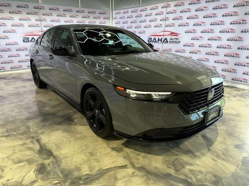 Urban Gray Pearl 2023 Honda Accord Hybrid Sport-L