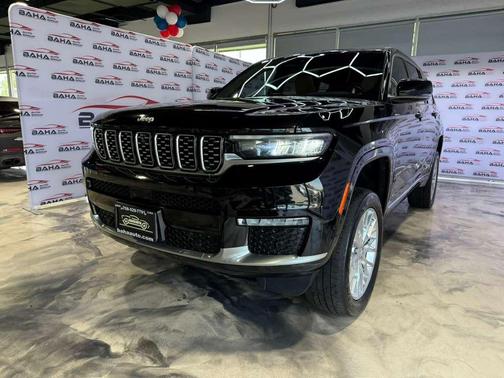 Diamond Black Crystal Pearl 2021 Jeep Grand Cherokee L Summit