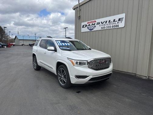 White Frost Tri-Coat 2019 GMC Acadia Denali
