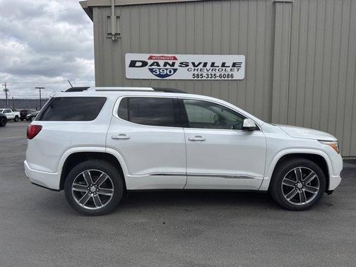 White Frost Tri-Coat 2019 GMC Acadia Denali