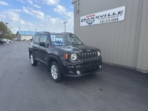 Black Clearcoat 2020 Jeep Renegade Latitude