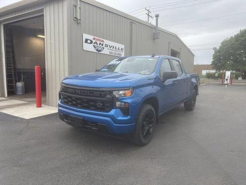 Glacier Blue Metallic 2022 Chevrolet Silverado 1500 Custom