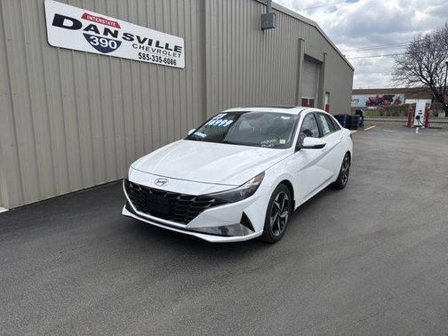 Ceramic White 2023 Hyundai ELANTRA HEV Limited