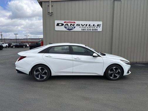 Ceramic White 2023 Hyundai ELANTRA HEV Limited