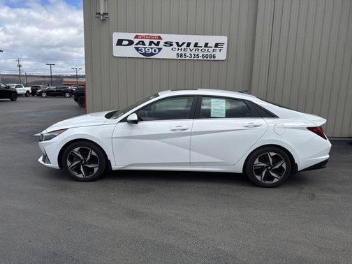 Ceramic White 2023 Hyundai ELANTRA HEV Limited