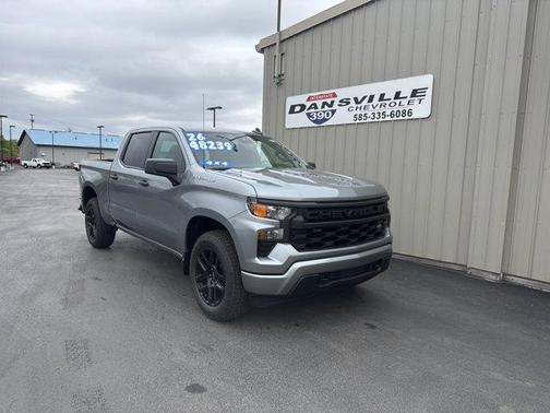 Sterling Gray Metallic 2026 Chevrolet Silverado 1500 Custom