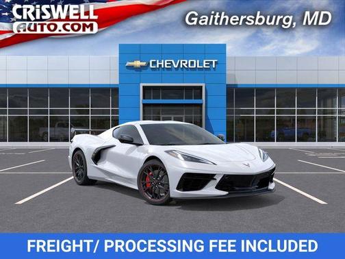 Arctic White 2026 Chevrolet Corvette Stingray w/2LT