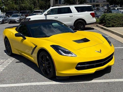 Yellow 2017 Chevrolet Corvette Stingray Z51