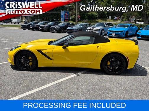 Yellow 2017 Chevrolet Corvette Stingray Z51