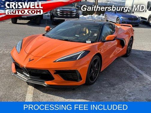 Orange 2024 Chevrolet Corvette Stingray w/3LT