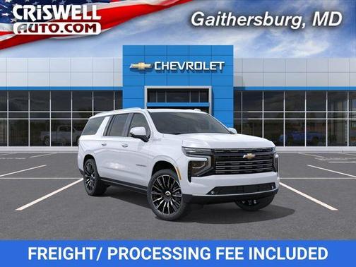Polar White 2026 Chevrolet Suburban High Country