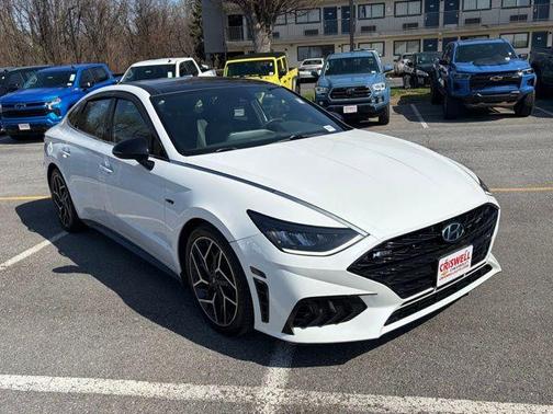Quartz White 2021 Hyundai SONATA N Line