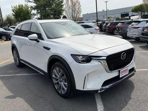 Rhodium White Metallic 2024 Mazda CX-90 Premium Plus