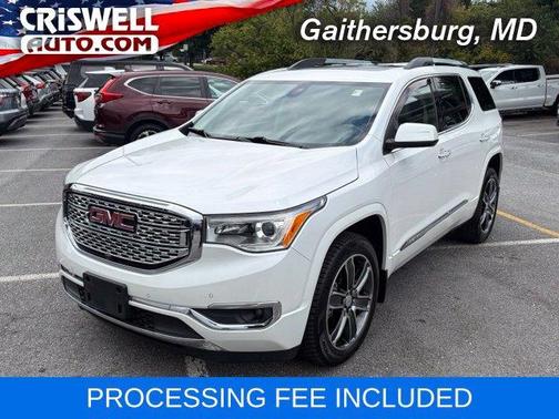 White Frost 2019 GMC Acadia Denali