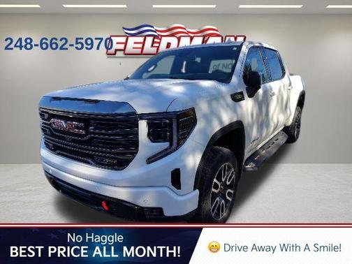 Summit White 2023 GMC Sierra 1500 AT4
