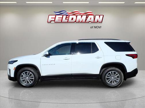 Summit White 2023 Chevrolet Traverse LT Leather