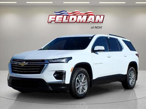 Summit White 2023 Chevrolet Traverse LT Leather