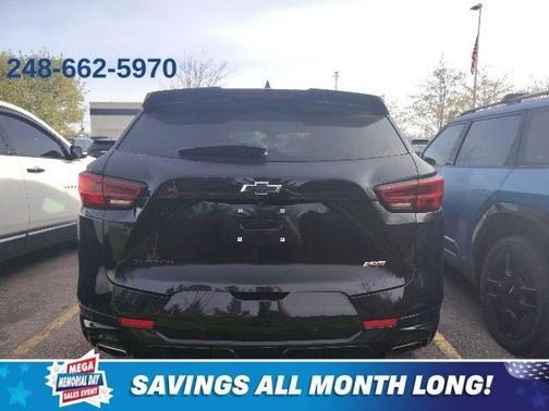 Black 2023 Chevrolet Blazer RS