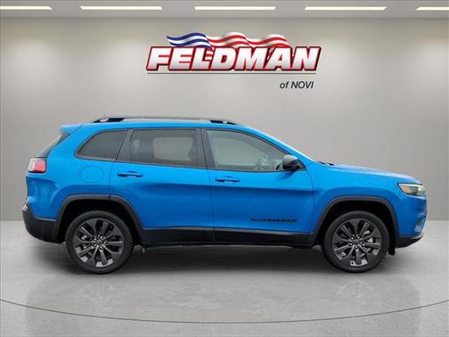 Hydro Blue Pearlcoat 2021 Jeep Cherokee Latitude Lux