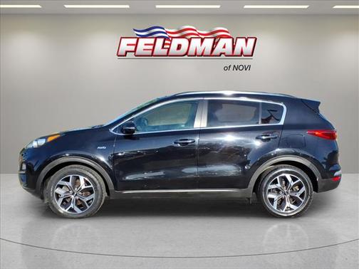 Black Cherry Pearl 2020 Kia Sportage EX