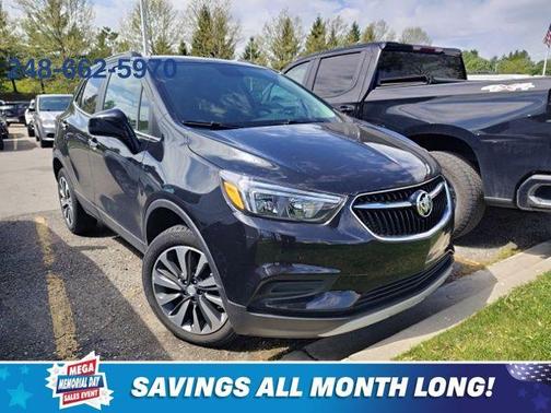 Ebony Twilight Metallic 2022 Buick Encore Preferred