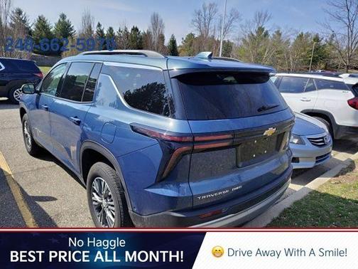 Lakeshore Blue Metallic 2024 Chevrolet Traverse LT