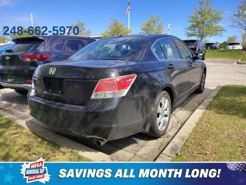 Crystal Black Pearl 2010 Honda Accord EX-L