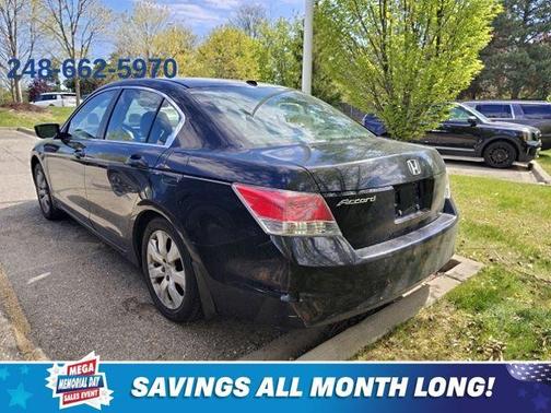 Crystal Black Pearl 2010 Honda Accord EX-L