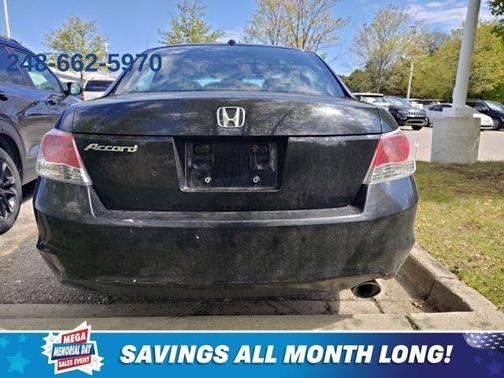 Crystal Black Pearl 2010 Honda Accord EX-L