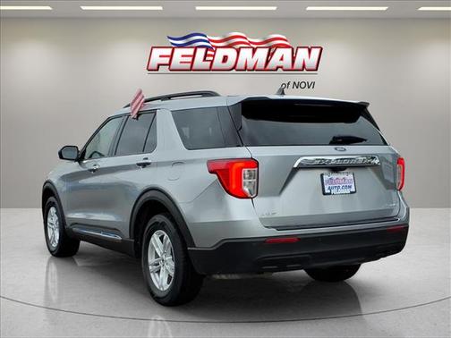 Silver Metallic 2021 Ford Explorer XLT