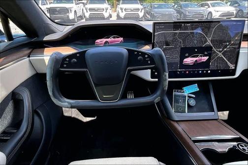 Solid Black 2021 Tesla Model S Plaid