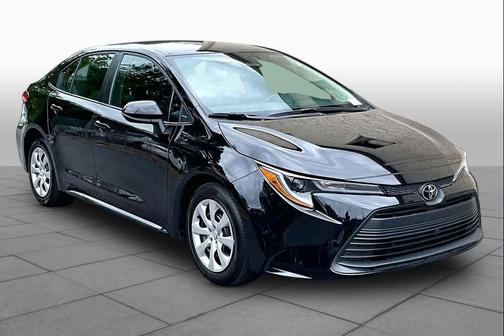 Midnight Black Metallic 2025 Toyota Corolla LE