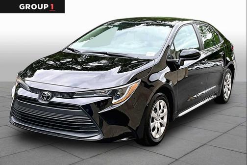 Midnight Black Metallic 2025 Toyota Corolla LE