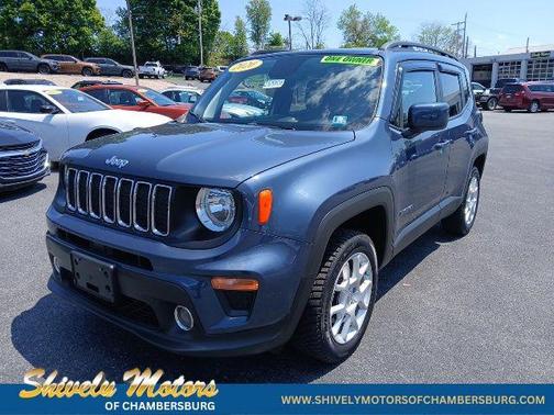 Slate Blue Pearlcoat 2020 Jeep Renegade Latitude