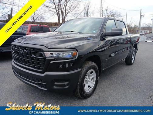 Diamond Black Crystal Pearlcoat 2025 RAM 1500 Tradesman