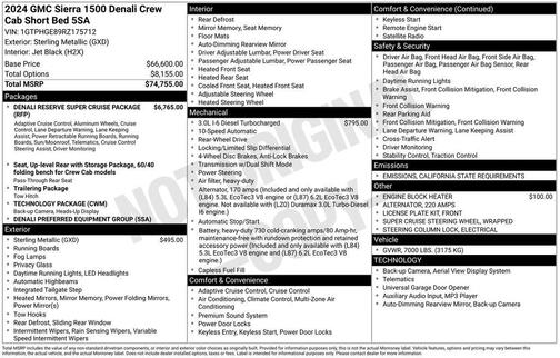 2024 GMC Sierra 1500 Denali