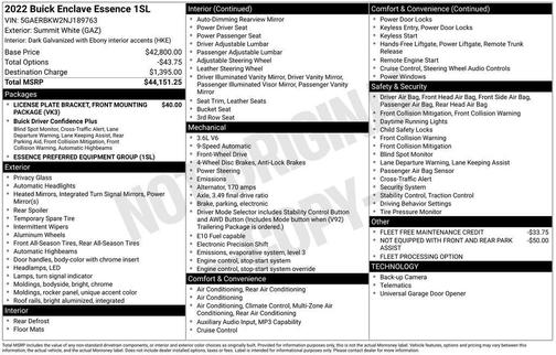 2022 Buick Enclave FWD Essence