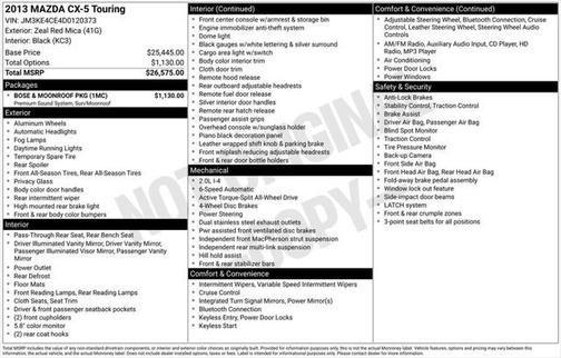 2013 Mazda CX-5 Touring