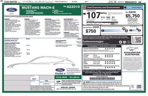 2025 Ford Mustang Mach-E Select