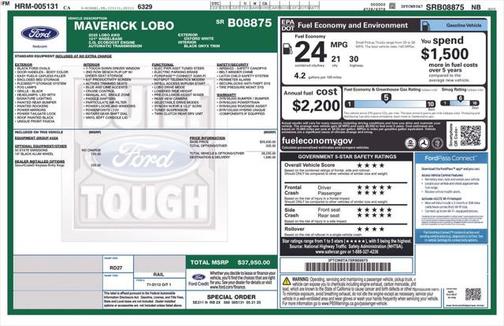 2025 Ford Maverick Lobo Standard