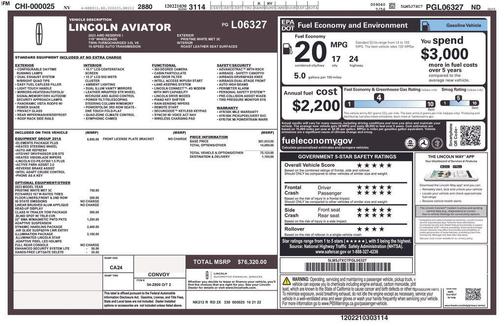 2023 Lincoln Aviator Reserve AWD