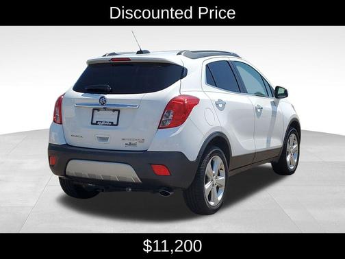 Summit White 2016 Buick Encore Leather