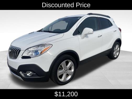 Summit White 2016 Buick Encore Leather