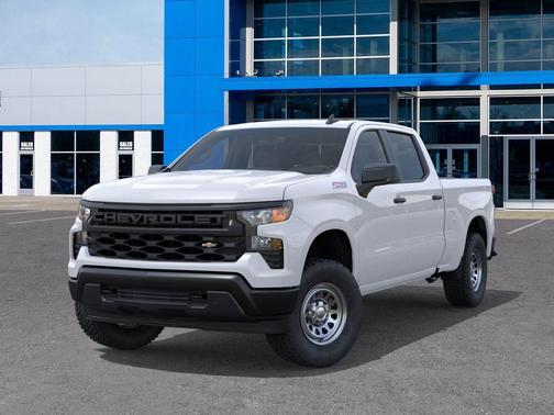 Summit White 2026 Chevrolet Silverado 1500 WT