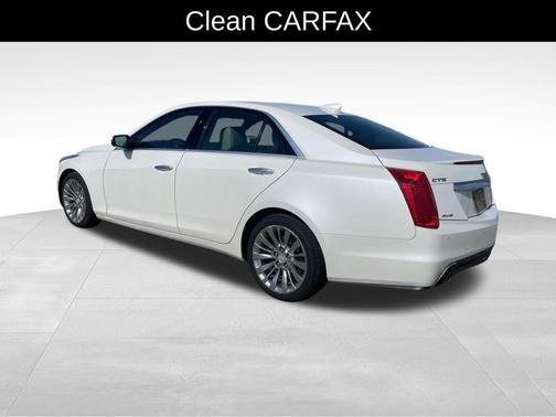 Crystal White Tri-Coat 2017 Cadillac CTS 2.0L Turbo Luxury